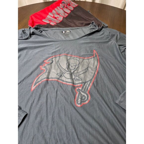 Women's Concepts Sport Charcoal Tampa Bay Buccaneers Fortitude Long Sleeve Scoop - Picture 13 of 16